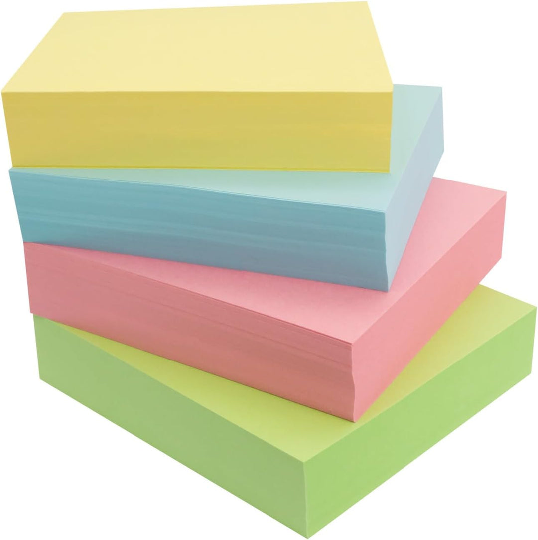 Idena 11183 - Zettelbox, transparent, 9 x 9 x 8 cm, inkl. 700 Blatt Zettelblock, FSC-Mix Papier in 4
