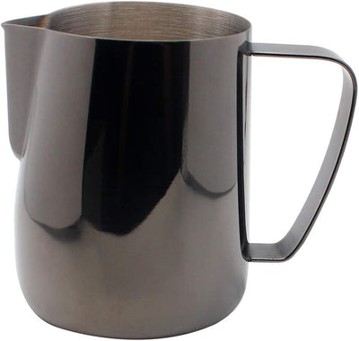 Dianoo Milchkännchen aus Edelstahl, Titanbeschichtung, cremig, Latte, Kaffee, Cappuccino mit Milch,