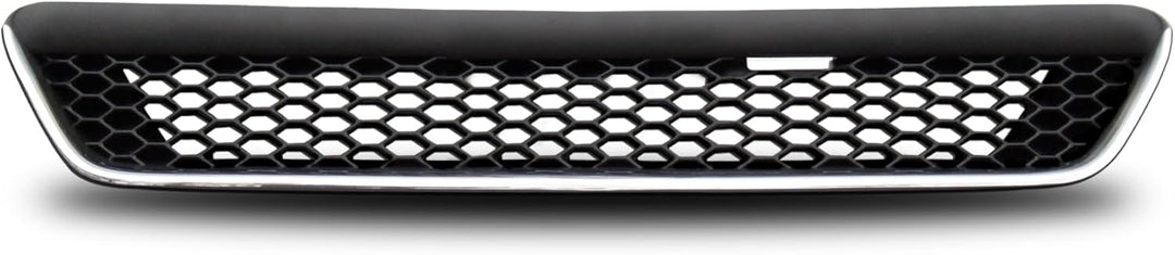 JOM Car Parts & Car Hifi GmbH 6320027MOE Kühlergrill ohne Emblem mit Chromrahmen und Wabengitter, sc