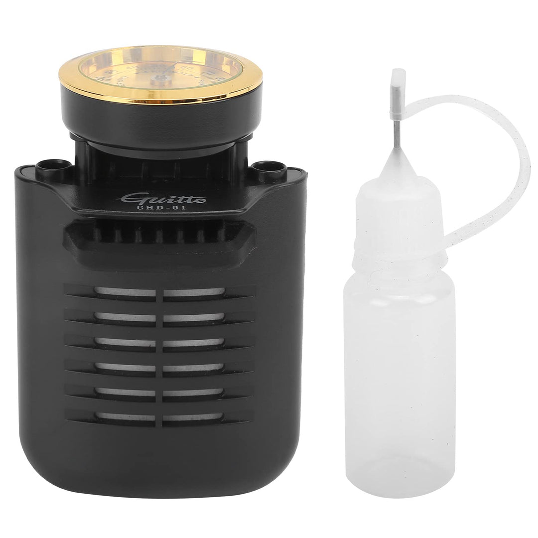 Gitarren Luftbefeuchter, 2 in 1 Hygrometer mit 100ml Tropfflasche für Akustikgitarren Konzertgitarre