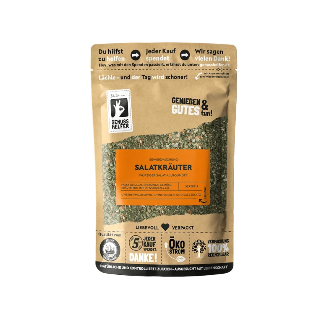 Bremer Gewürzhandel Salatkräuter Gewürzmischung, grob gemahlen, aromatische Kräuter für Dressings, K