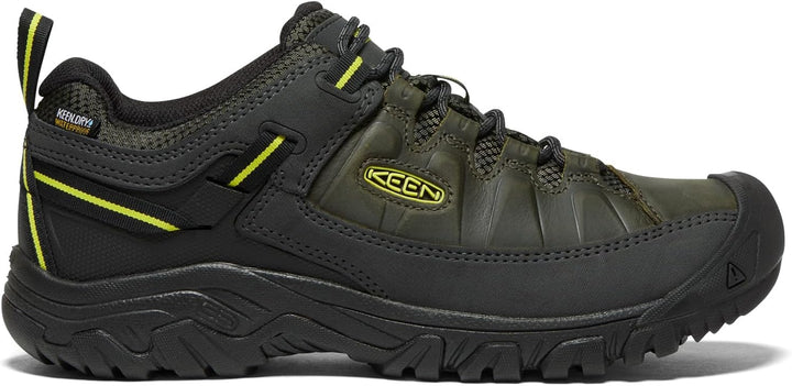 Keen Men's Targhee 3 Waterproof Hiking Shoe 41 EU Forest Night Evening Primrose, 41 EU Forest Night