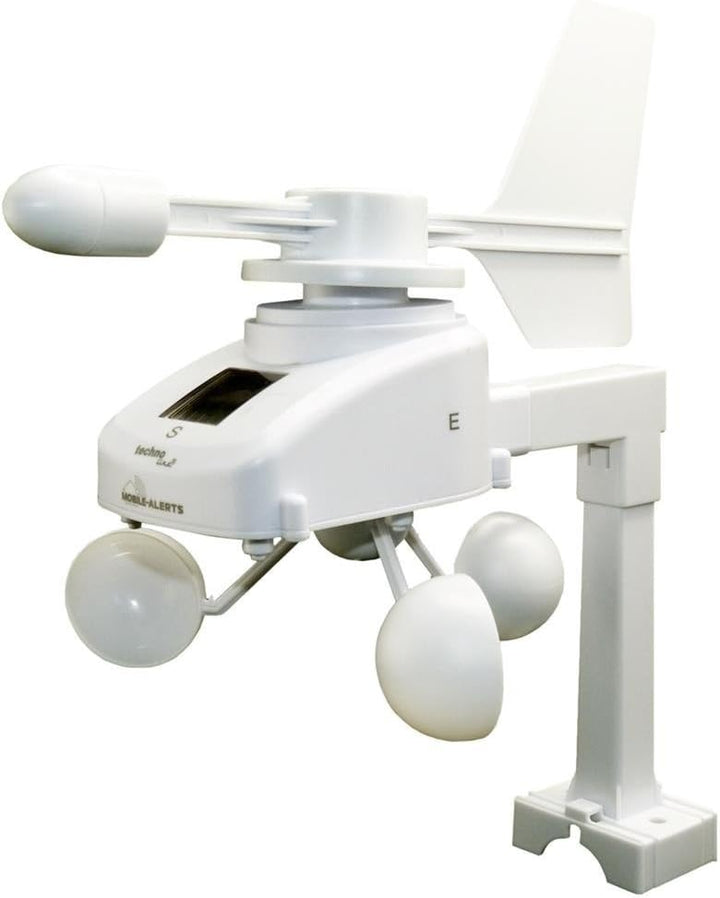 Mobile Alerts MA 10660 Windsensor, Zusatzsensor, Datenübertragung auf das Smartphone, weiss, 18,5 x