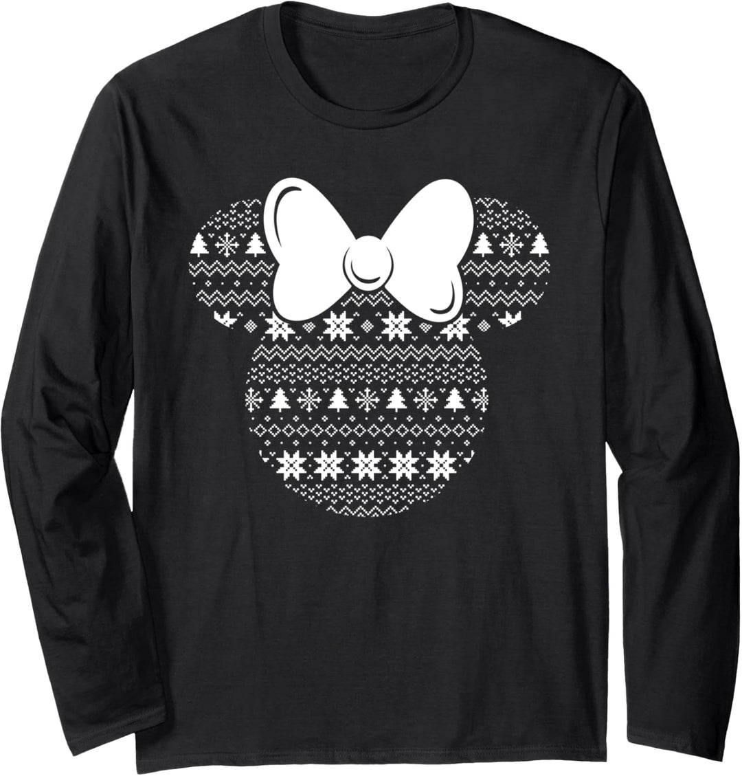 Disney Minnie Mouse Icon Holiday Langarmshirt