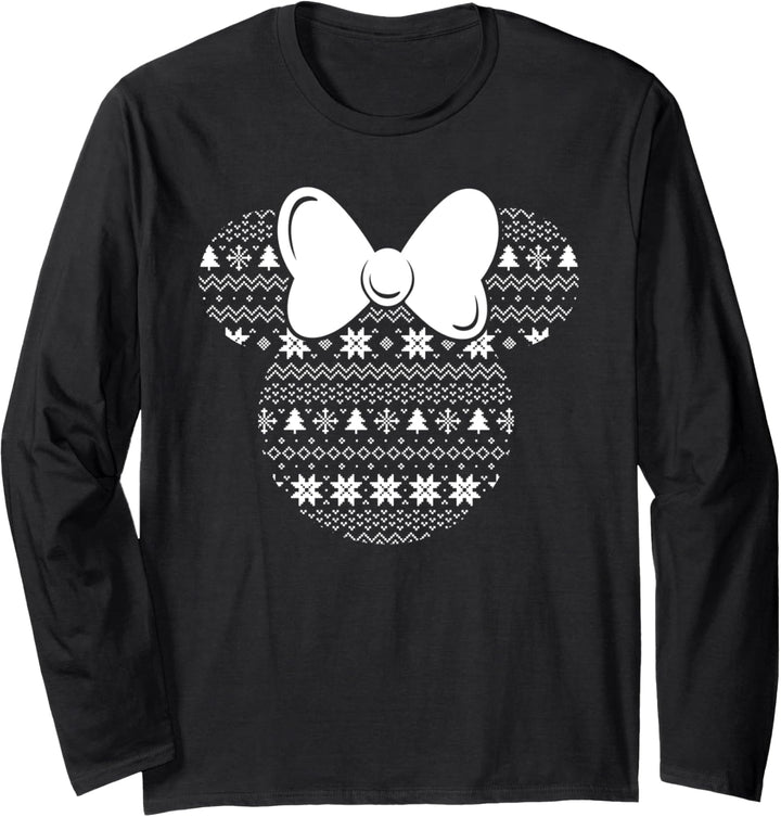 Disney Minnie Mouse Icon Holiday Langarmshirt