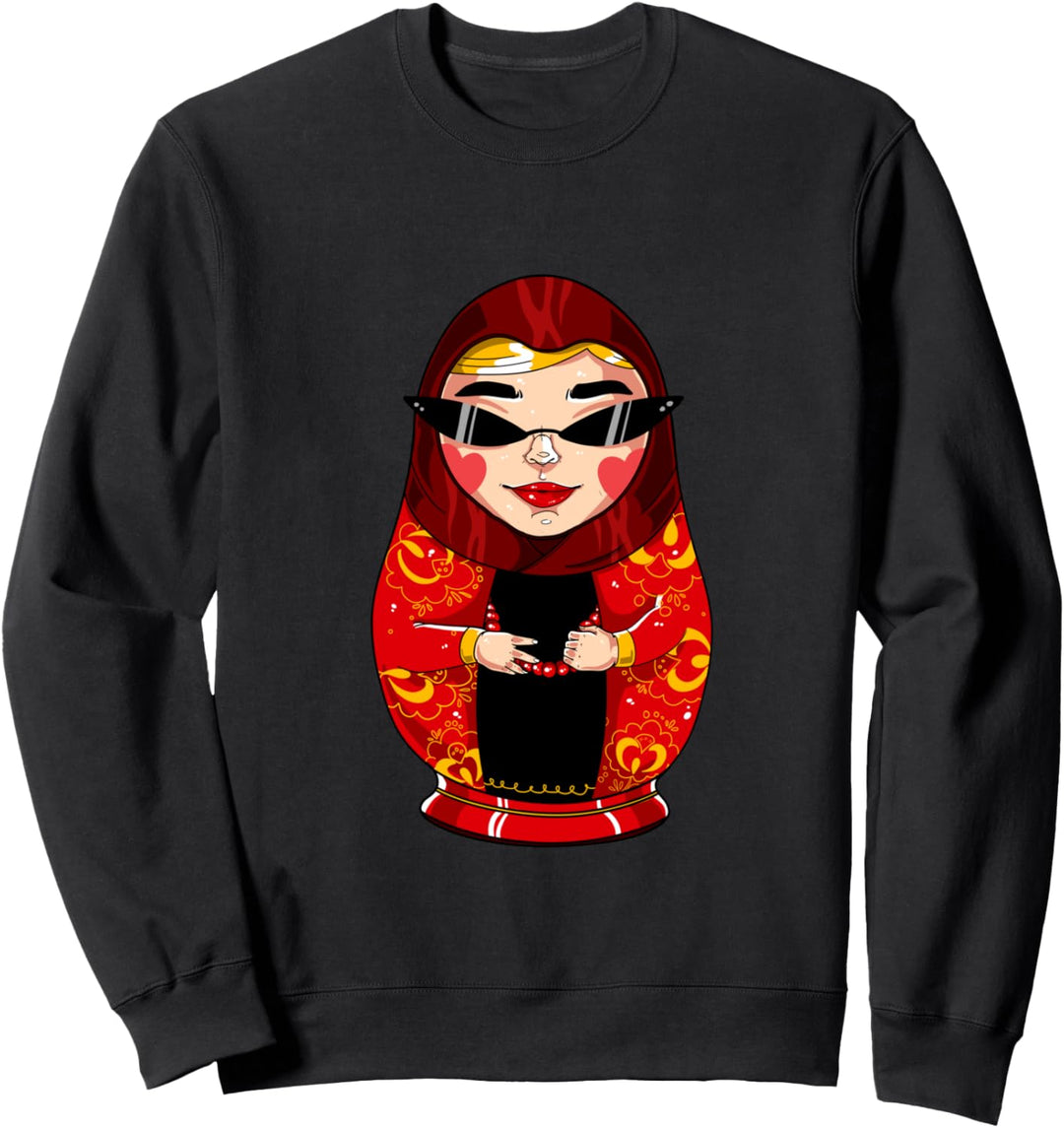 Matrjoschka Russland Russisch Geschenk Sweatshirt