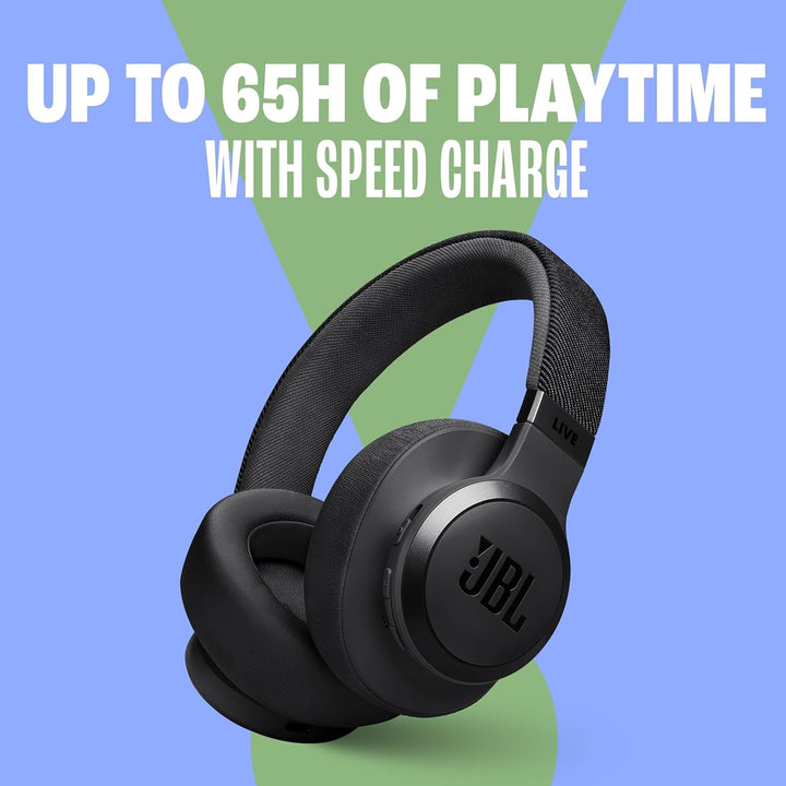 JBL Live 770 NC – Bluetooth Over-Ear-Kopfhörer mit adaptivem Noise-Cancelling – Kabellose Ohrhörer m