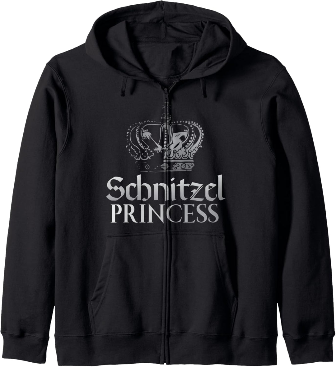 Schnitzel Prinzessin lustiger deutscher Schnitzel Kapuzenjacke