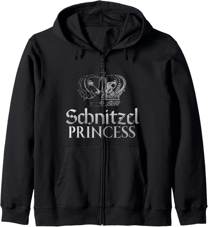 Schnitzel Prinzessin lustiger deutscher Schnitzel Kapuzenjacke