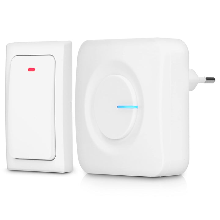Alecto ADB30 Funk Türklingel - Kabellose kinetische Hausklingel - Batterielos - IP44 Wasserdicht - 3