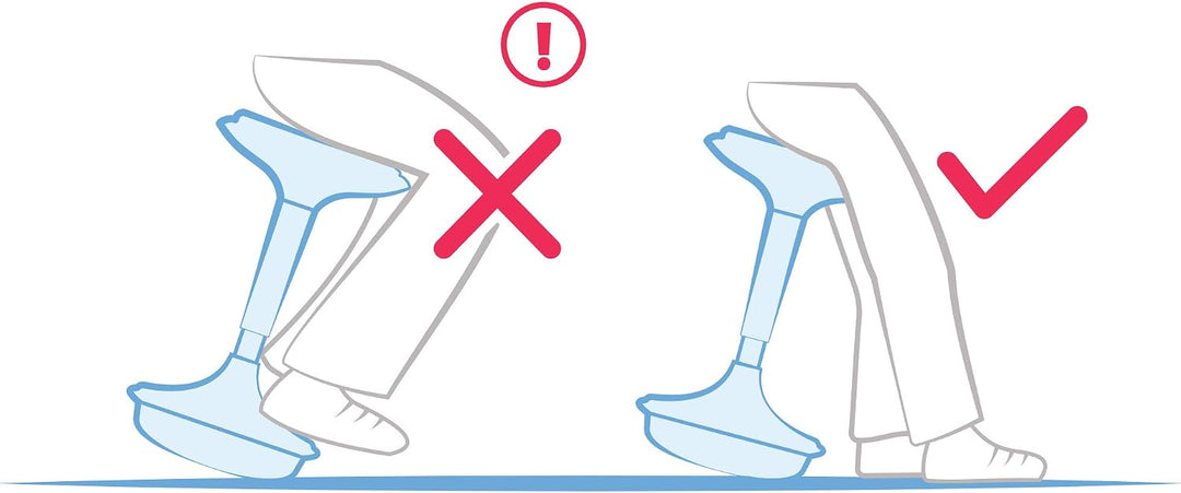 bonmedico Sitzhocker Bürostuhl ergonomisch, Höhenverstellbar | Schreibtischstuhl Alternative für Sch