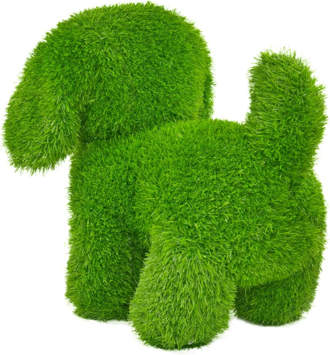 Kögler 53248 - AniPlants Hund stehend, Deko-Figur aus Kunstrasen, ca. 36 x 20 x 33 cm gross, wetterf