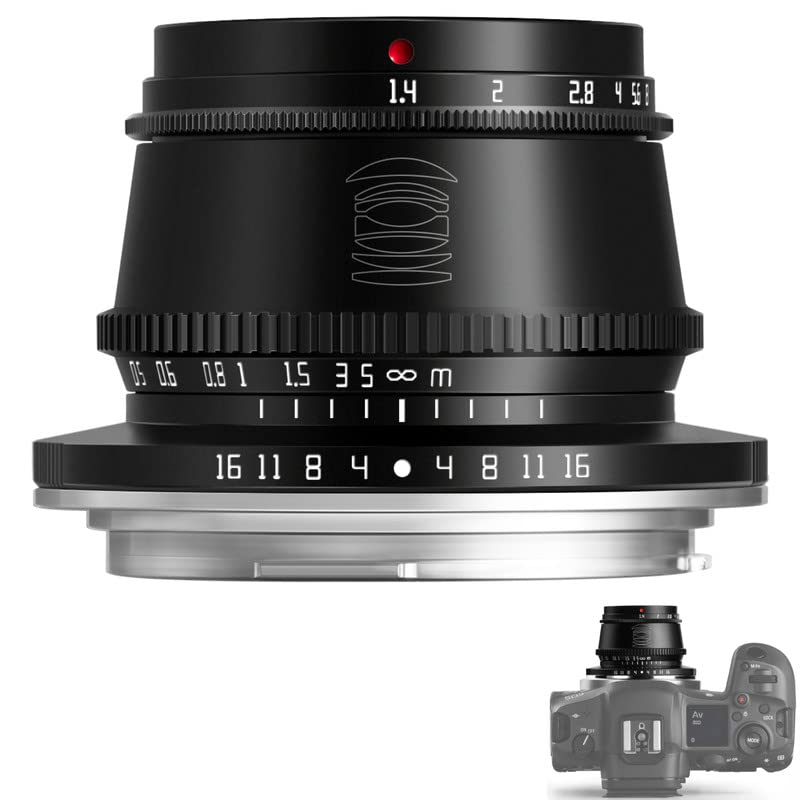 TTArtisan 35mm F1.4 Objektiv APS-C Kameras Objektiv Manueller Fokus für Canon EOS RF-Mount EOS R RP