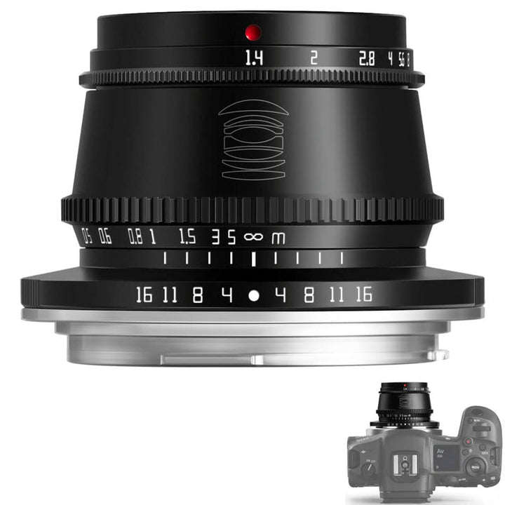 TTArtisan 35mm F1.4 Objektiv APS-C Kameras Objektiv Manueller Fokus für Canon EOS RF-Mount EOS R RP