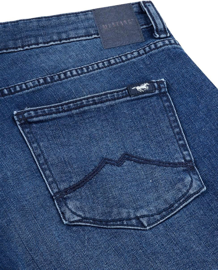 MUSTANG Damen Shorts Bermuda Kurze Jeans Hose Regular Jeansshorts Hotpants Basic Denim Stretch Baumw