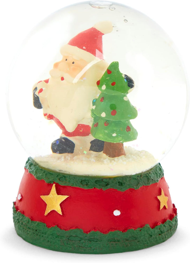 Mousehouse Gifts Deko Schneekugel Weihnachten mit Weihnachtsmann