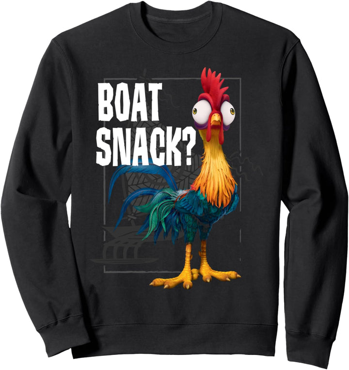 Disney Moana Hei Hei Boat Snack Portrait Sweatshirt