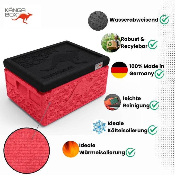 Mini Thermobox kalt & warm 1,5L – Ideal als Lunchbox oder Brotdose - Ultraleicht & perfekt schliesse