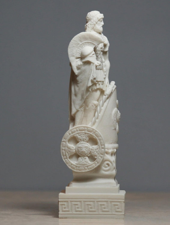 Ares Mars Griechische Gott des Krieges Alabaster Statue Skulptur Figur handgefertigt 170 ΄ ΄
