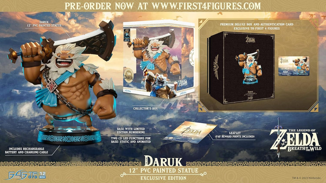 First4Figures Zelda Breat On The Wild – Daruk – Statuette Sammler-Edition, 29 cm