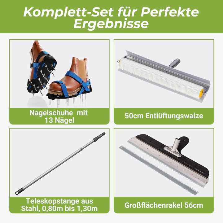 Premium Bodenbeschichtungs Set 4 tlg.
