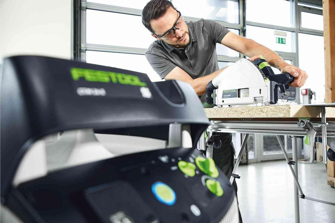Festool Absaugmobil CTM 36 E CLEANTEC (mit Hauptfilter, SELFCLEAN Filtersack, Saugschlauch glatt Ø 2