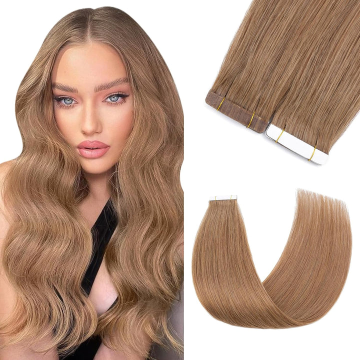 Silk-co Tape in Extensions Echthaar 20stk, leicht Version Tape Extensions Echthaar, Remy Haarextensi