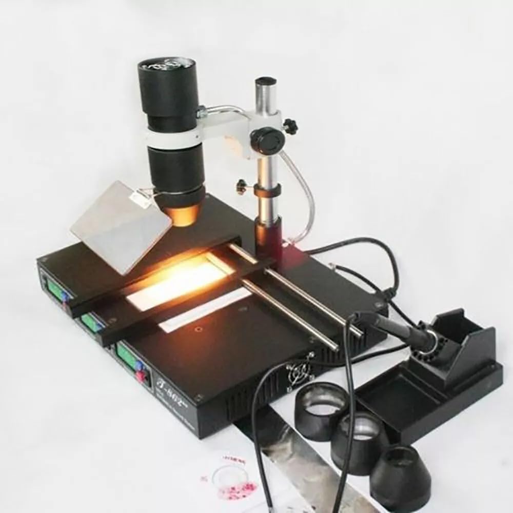 Infrarot Lötstation BGA Rework SMD Soldering Station mit Vorheizung 650W für Mikrokomponenten Nachbe