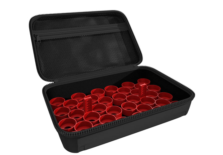 Feldherr Half-Size Case 50 kompatibel mit 36 Citadel Farbtöpfchen (12 ml / 18 ml) Kirschrot, Kirschr