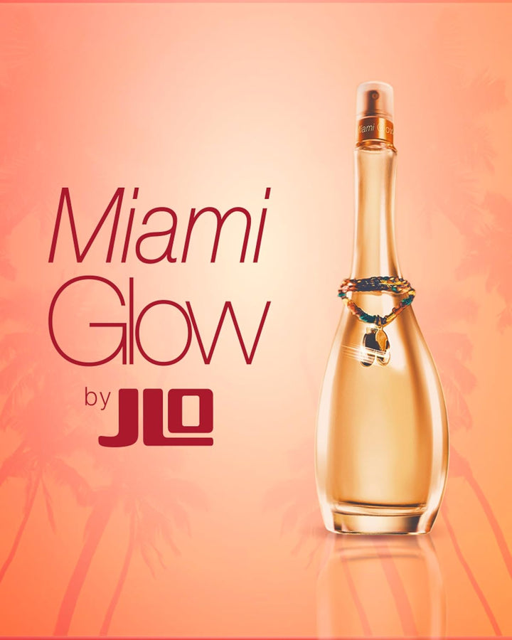 Jennifer Lopez Miami Glow Eau de Toilette, Spray, 100 ml, feiner Duft eines zugelassenen Fachhändler