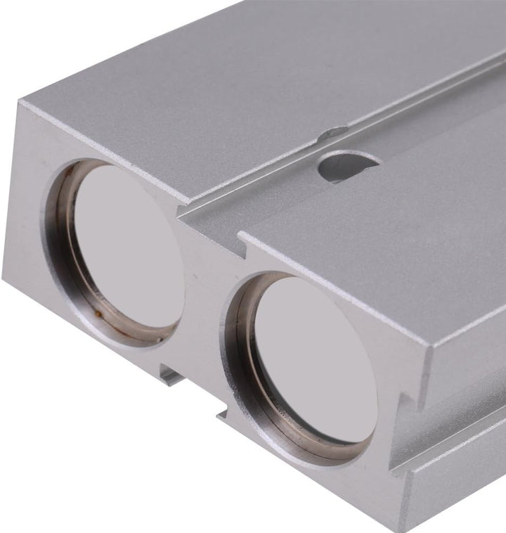 20mm Bohrung 100mm Hub Doppelstange Doppeltwirkend Hochwertiger pneumatischer Luftzylinder aus Alumi