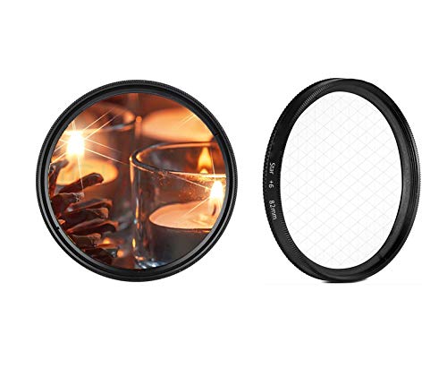 6X Star 82mm Sternfilter dHD DIGITAL Marken Gitterfilter 6 Fach Stern Filter 82 mm