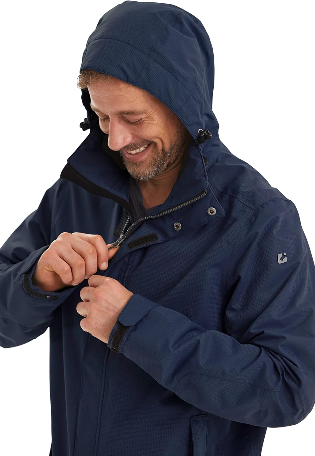 Killtec Herren Xenios Funktionsjacke Mit Abzippbarer Kapuze M dunkelnavy, M dunkelnavy