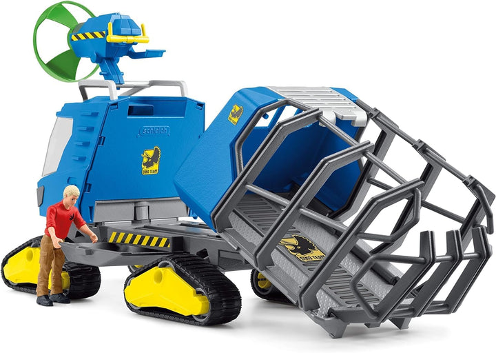 Schleich Dinosaurs | Track Vehicle 42604 | Set mit Figuren, vielen Funktionen und zahlreichem Zubehö
