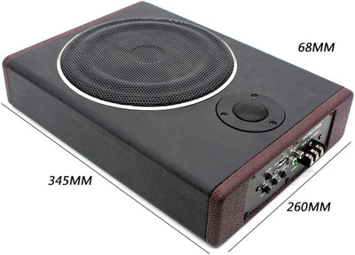 panfudongk Car Subwoofer Auto Set | Aktiv Subwoofer für Auto | Leistungsstarker 8-Zoll Subwoofer | T