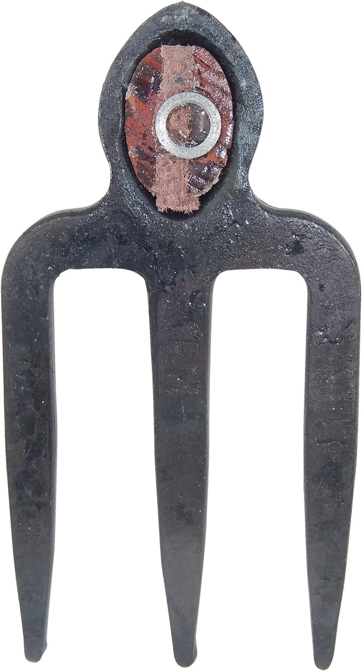 Rex Set Häckchen 3 Zinken + Doppelhacke Breitblatt, Herzblatt - Geschmiedet - mit Stiel 40 cm