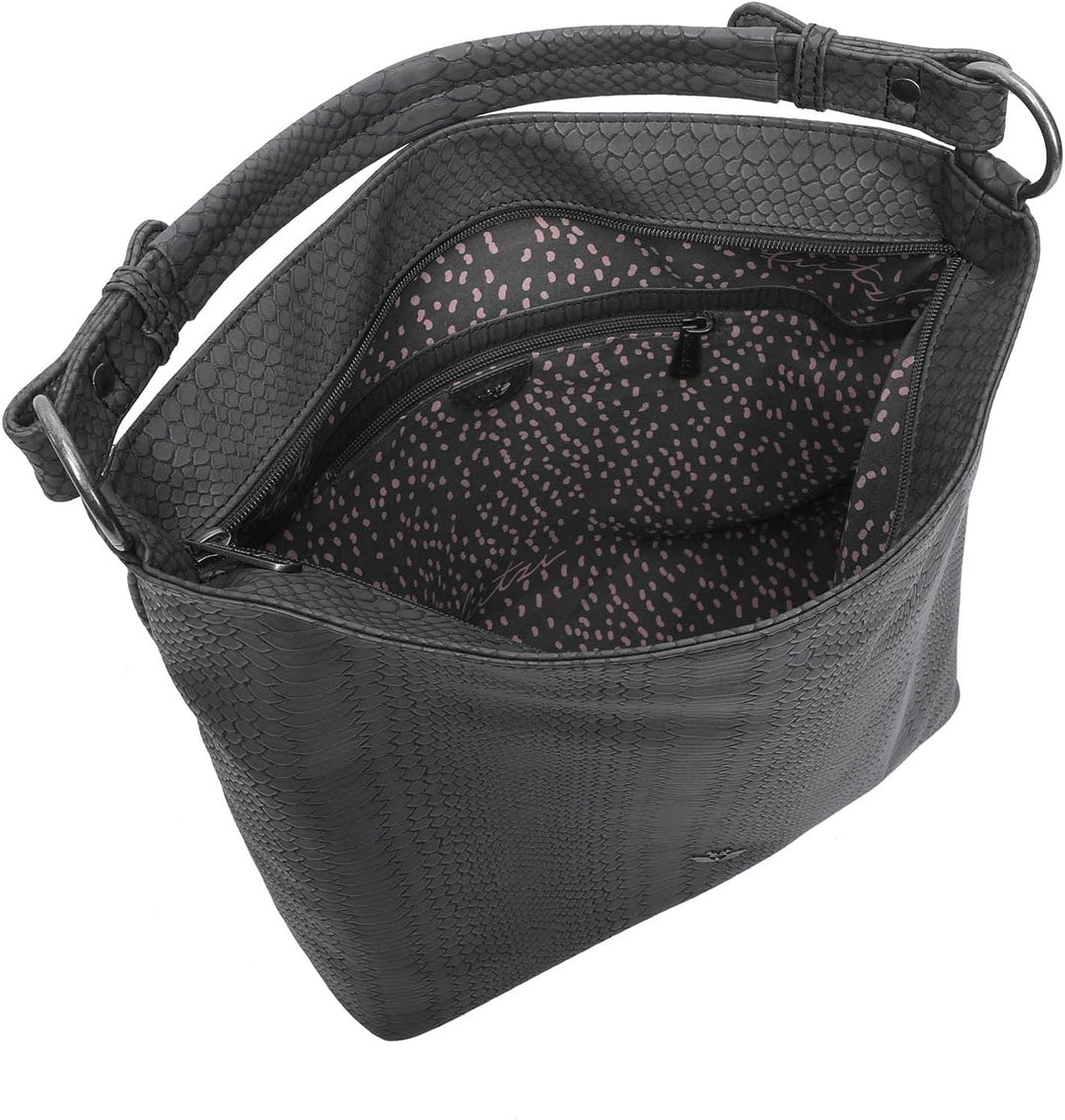 Fritzi aus Preussen Damen Pamy Ecxo 457 Black Idol Hobo, N