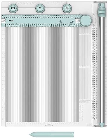 Sizzix Scoring Board & Trimmer (30 cm x 30 cm) | Werkzeug zum Erstellen von Umschlägen, 3D-Boxen, Zu