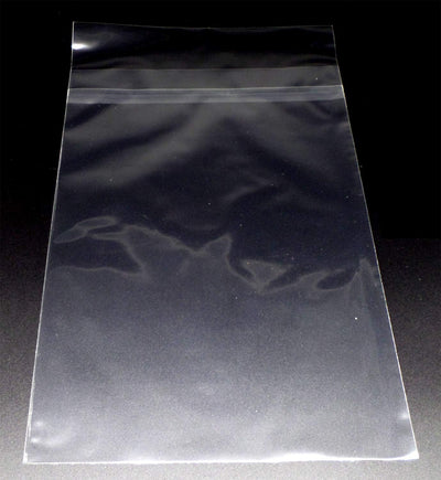 docsmagic.de 5X 100 Resealable Silver Size Comic Book Bags 7-1/8"x 10-1/2"+ 1-1/2"Flap- 2 Mil - Hüll