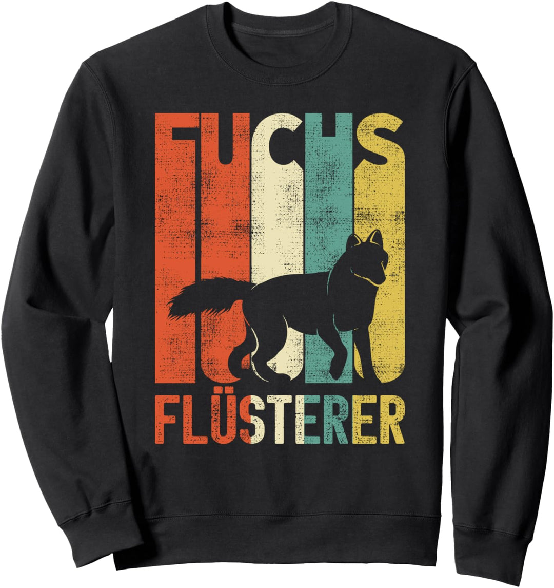 Retro Fuchs Flüsterer Vintage Füchse Geschenk Sweatshirt