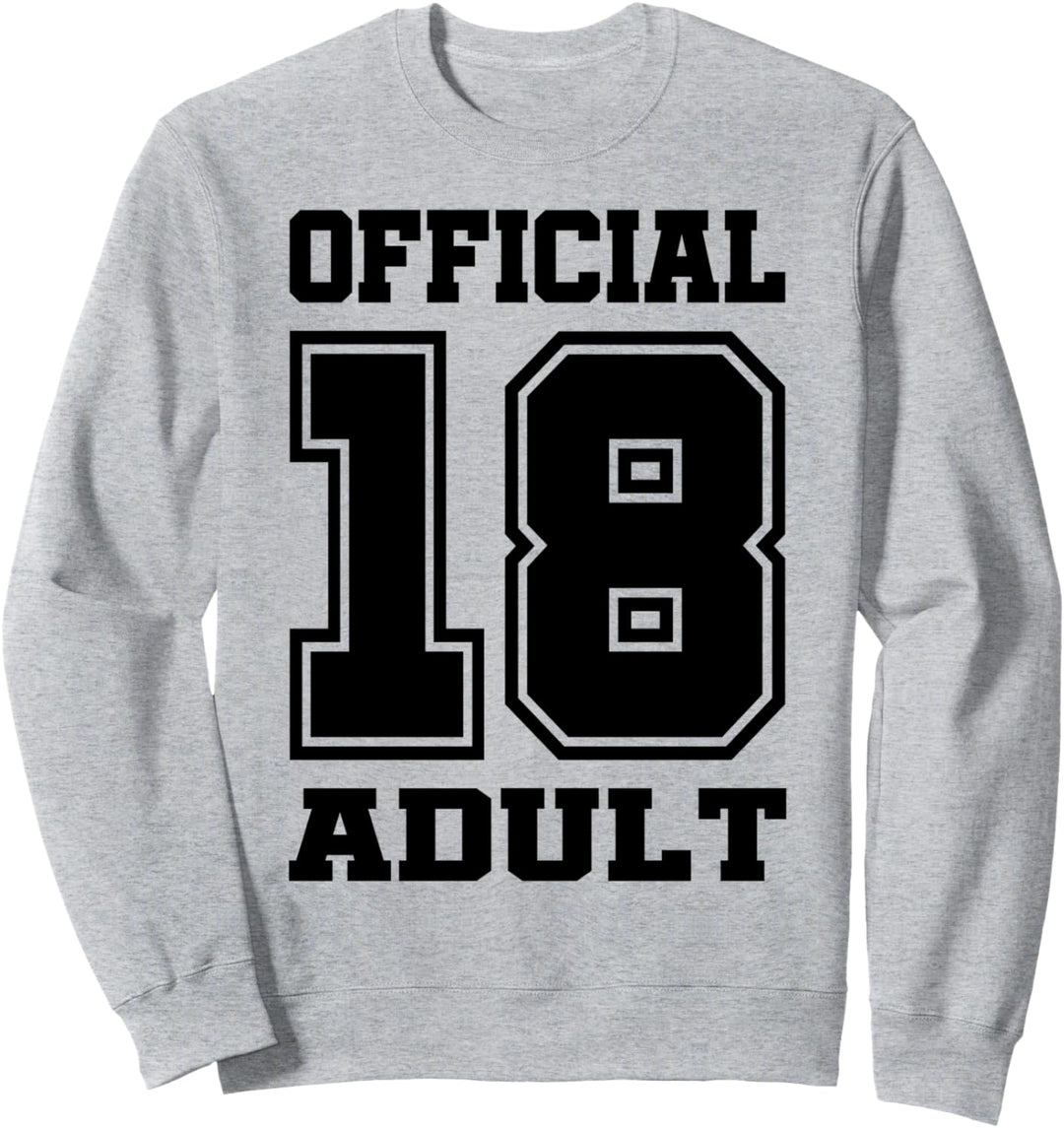 18 Jahre Achtzehn Volljährig Jahrgang 2003 Lustiges Design Sweatshirt