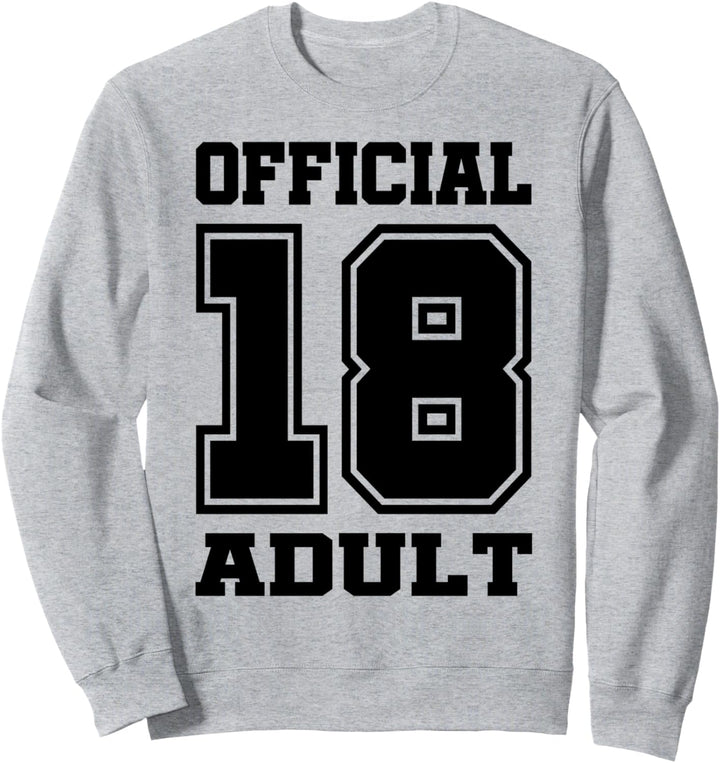 18 Jahre Achtzehn Volljährig Jahrgang 2003 Lustiges Design Sweatshirt