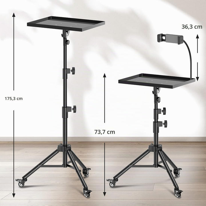 Beamer Ständer Projektor Halterung Projektor Stativ Ständer, Universal Laptop Stativ, Faltbarer Bode