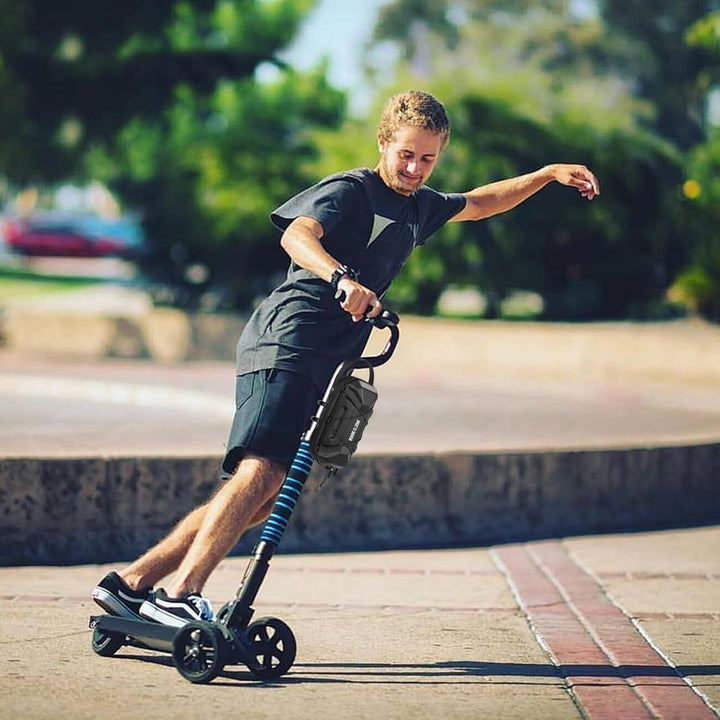 E Scooter Tasche, 2L wasserdichte Lenkertasche Escooter mit Multicolor Elastische Kordel Schnellvers