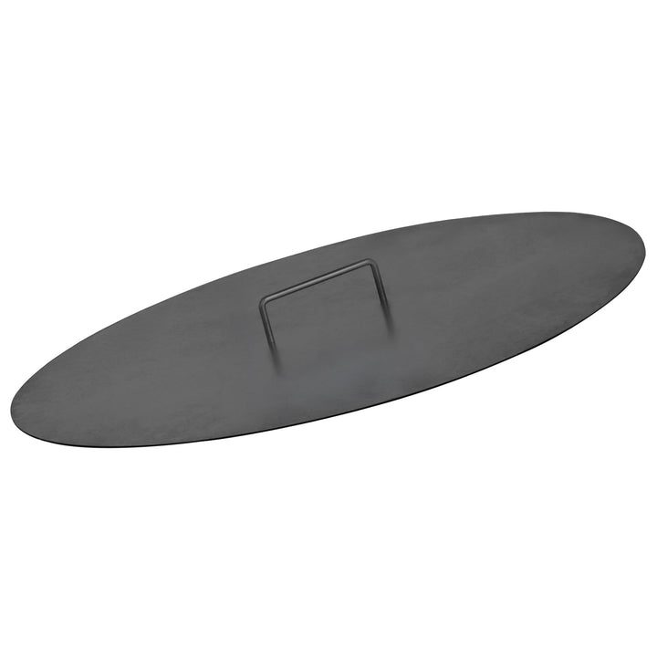 BBQ-Toro Feuerschalen Deckel für Ø 80 cm Feuerschalen | Schwarz | Abdeckung für Feuerschale | Abdeck