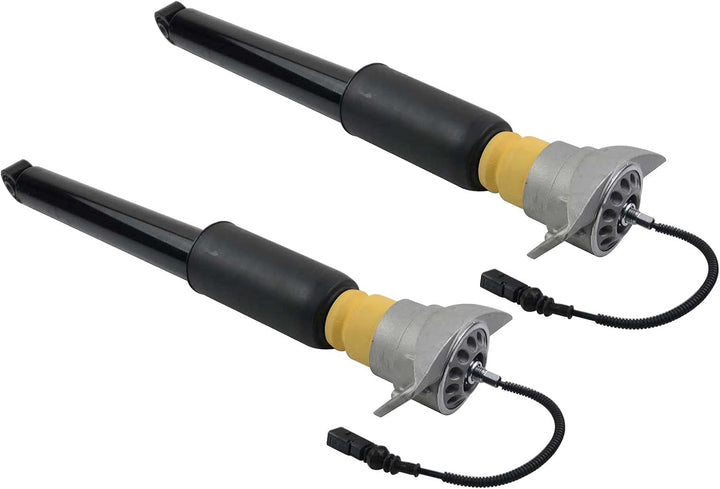 Huiruhy 2x Luftfederbein Stossdämpfer hinten kompatibel mit A6 C7 A7 4G Sportback Elektronisch 4G061