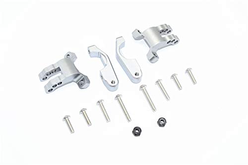G.P.M. HPI Venture FJ Cruiser Upgrade Parts Aluminium Rear Shock Mount - 14Pc Set Grey Silver