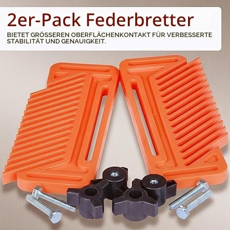 Tischsägen Doppel Federbrett, 2 Stk Einstellbar Druckkamm, Holzbearbeitung Sicherheit Featherboard,