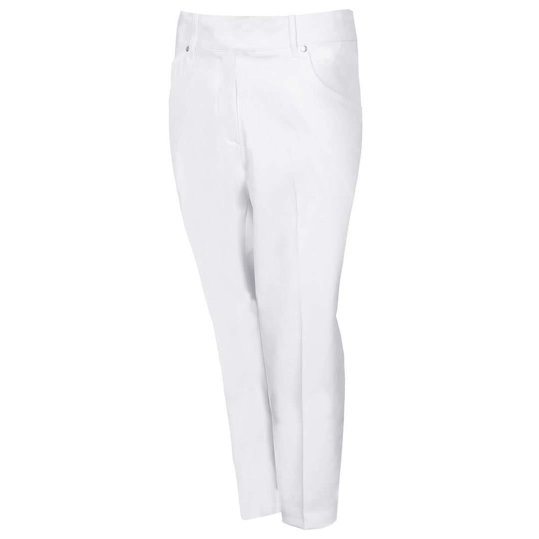 Island Green IGLPNT1998 Damen-Stretch-Golfhose, schnell trocknend S (30" normales Bein) Weiss, S (30