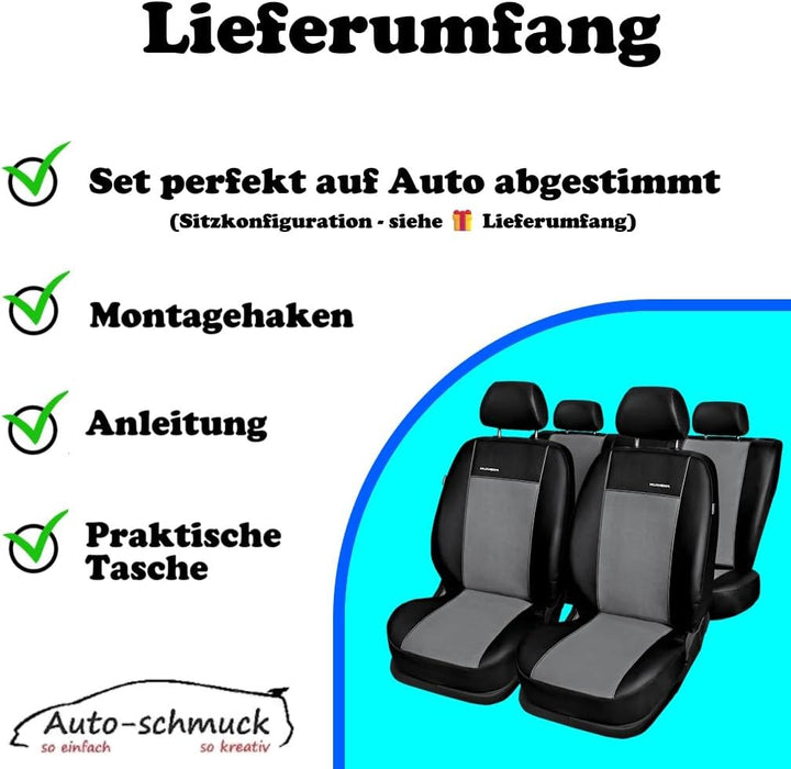 UP ! Sitzbezüge nach Mass Autoplanen perfekte Passform Schonbezüge Sitzschoner Velour + Strickpolste